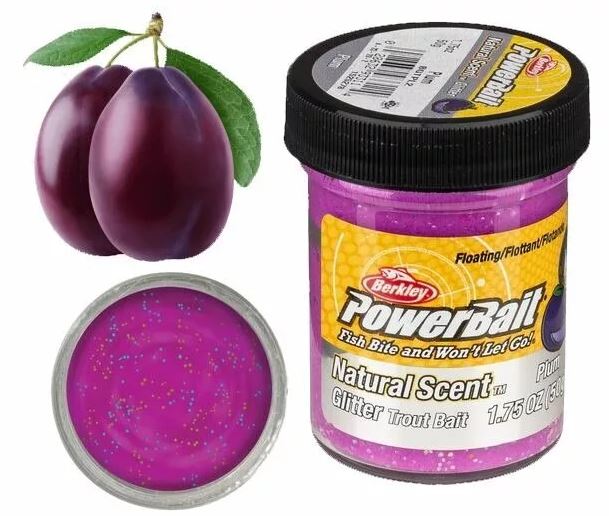 Berkley Паста форелевая BERKLEY POWERBAIT NATURAL SCENT (PLUMP (СЛИВА))