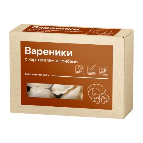 

Вареники Чистый Состав с картофелем и грибами 450 г