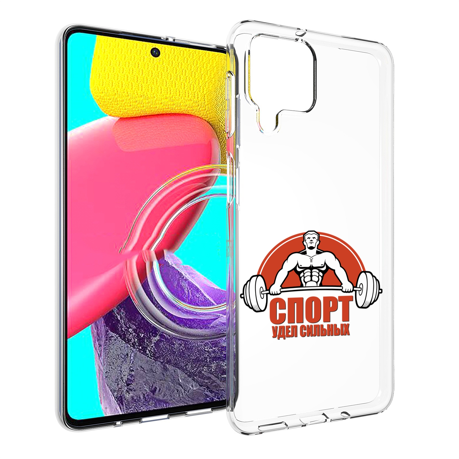 

Чехол Mypads Бодибилдинг Спорт Для Samsung Galaxy M53 (Sm-M536), Прозрачный, Tocco