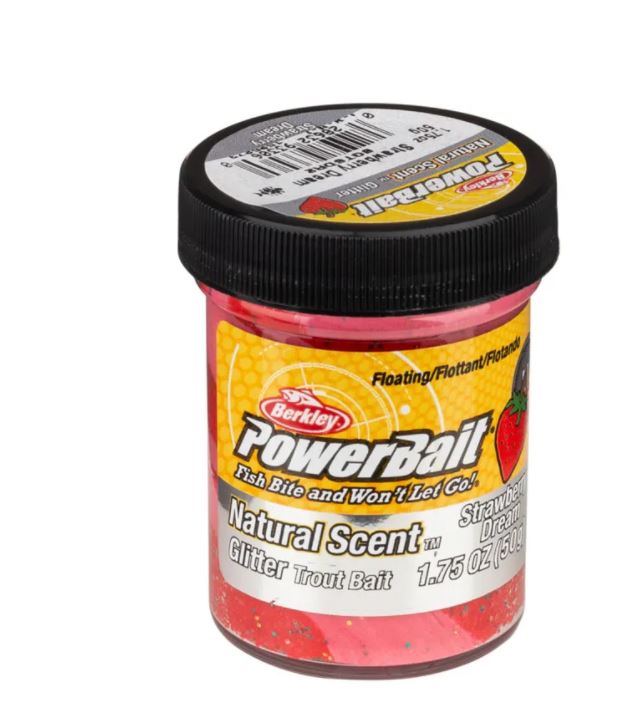 Berkley Паста форелевая BERKLEY POWERBAIT NATURAL SCENT (STRAWBERRY DREAM ( КЛУБНИКА ) )