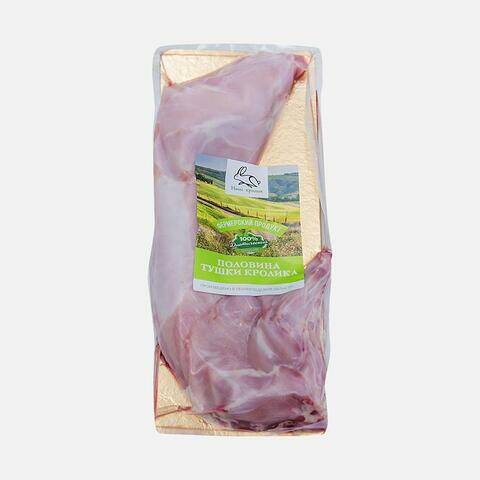 

Тушка кролика Наш кролик половина, фермерский продукт, охлажденная, 800-900 г