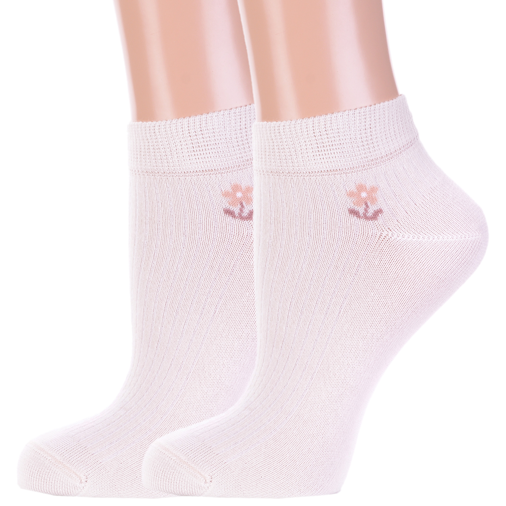 Комплект носков женских Брестский чулочный комбинат 2-14с1101 бежевых 25, 2 пары