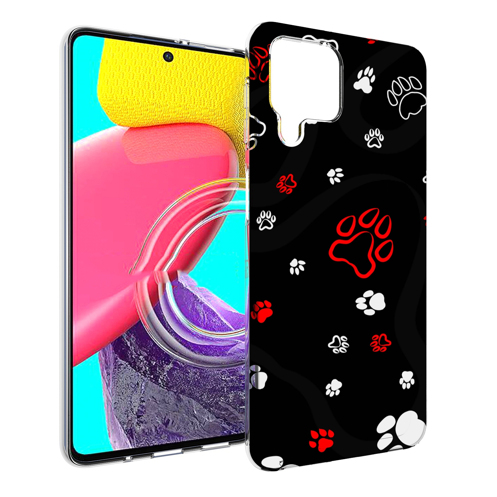 

Чехол Mypads Кошачьи-Лапки Для Samsung Galaxy M53 (Sm-M536), Прозрачный, Tocco