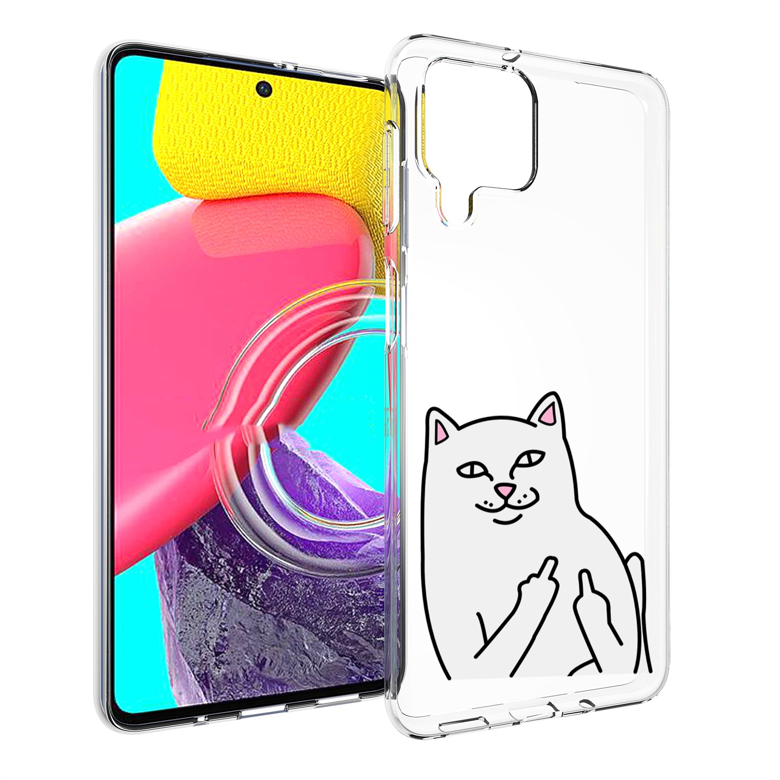 

Чехол Mypads Котяра Для Samsung Galaxy M53 (Sm-M536), Прозрачный, Tocco