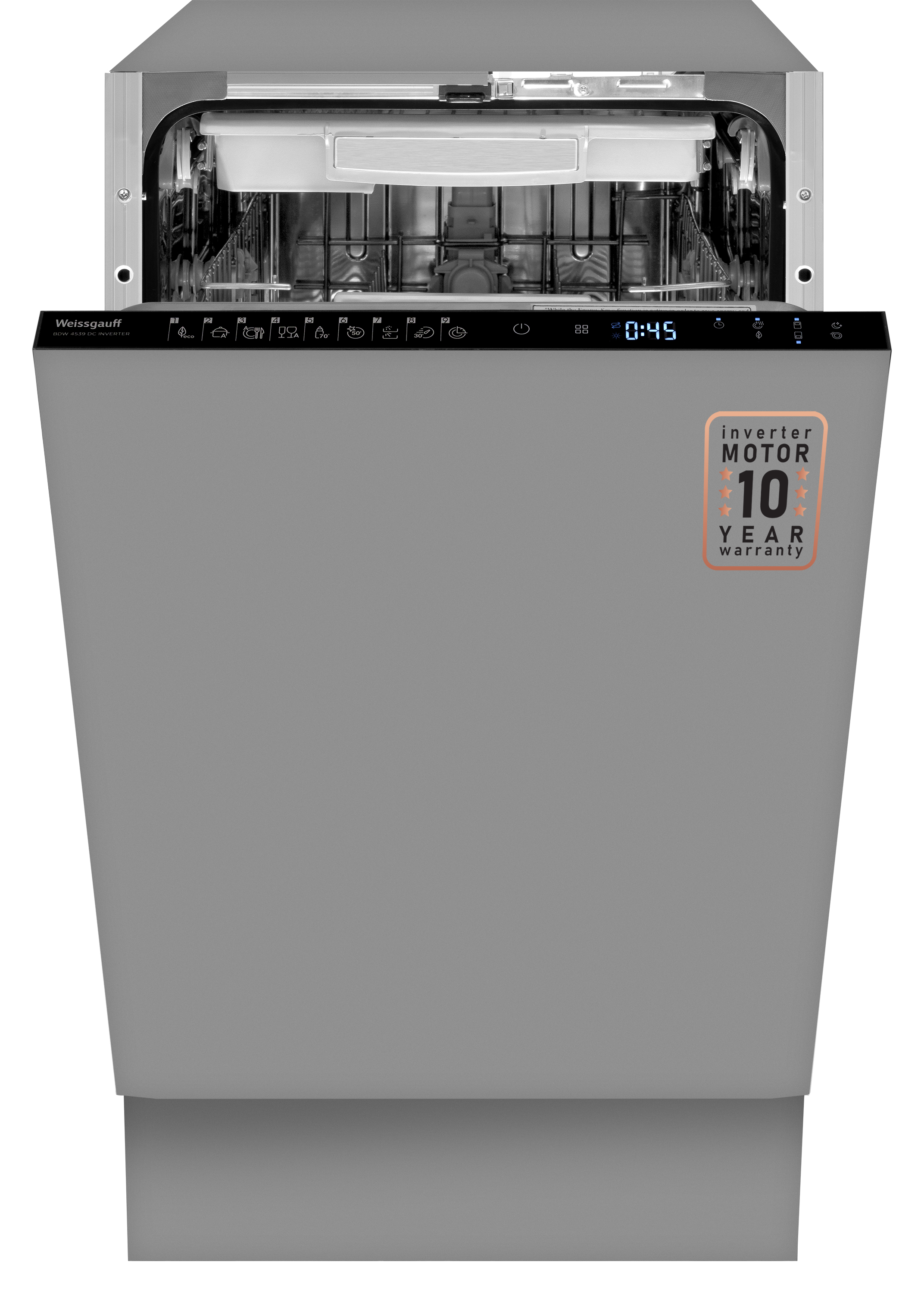 

Встраиваемая посудомоечная машина Weissgauff BDW 4539 DC INVERTER, BDW 4539 DC INVERTER