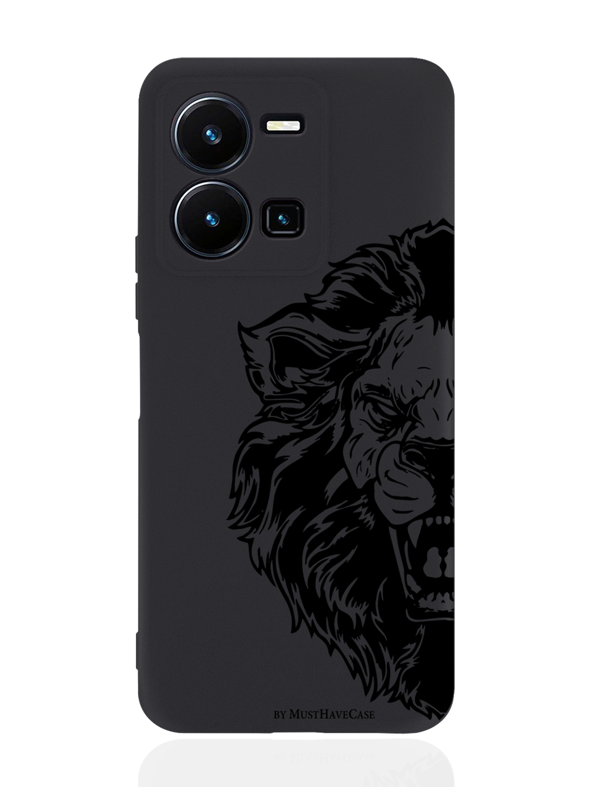 

Чехол MustHaveCase для Vivo Y35 Король Лев черный, Черный;коричневый
