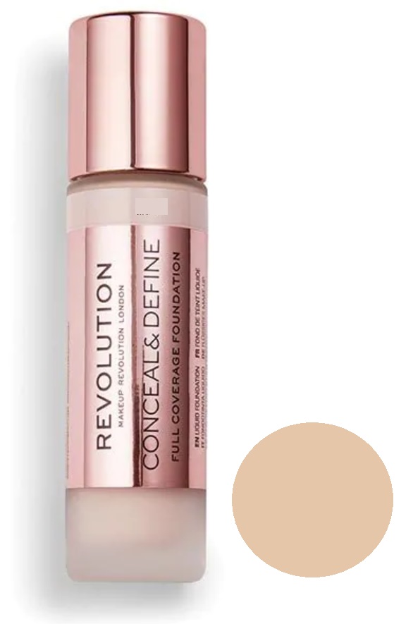 фото Тональный крем revolution makeup conceal & define foundation f0.5 23 мл makeup revolution