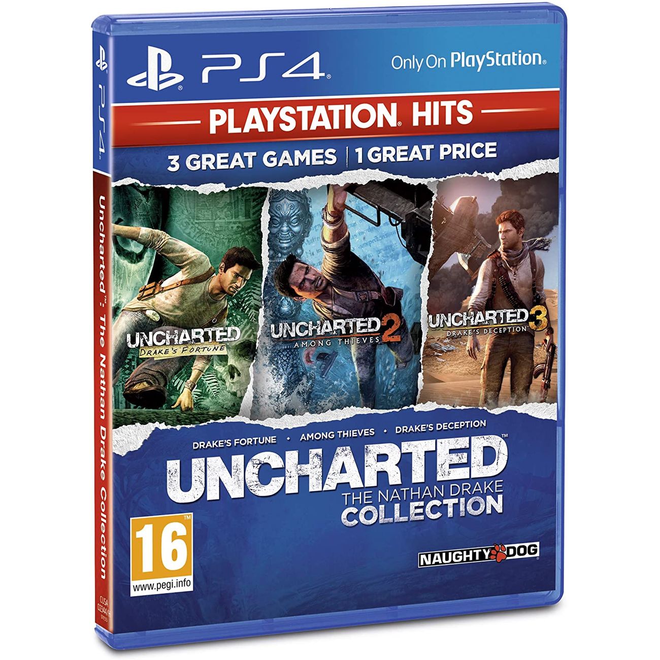 Игра Uncharted: Натан Дрейк (PS4) Uncharted: Натан Дрейк.Коллекция (Хиты PS)