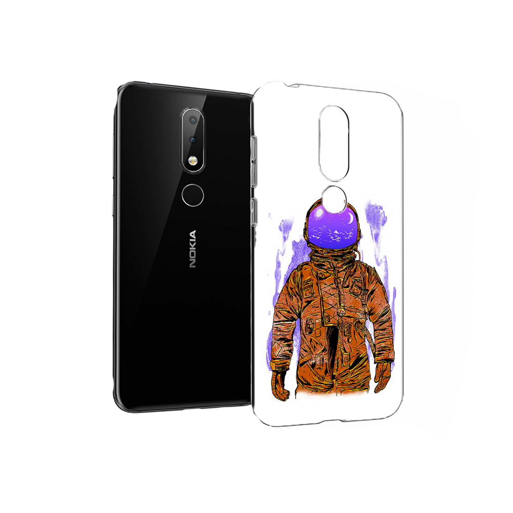 

Чехол MyPads Tocco для Nokia X6 нарисованный мужчина в скафандре (PT115295.99.510), Прозрачный, Tocco