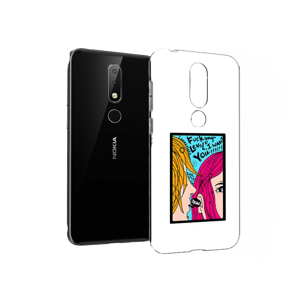

Чехол MyPads Tocco для Nokia X6 Выпьем (PT115295.99.51), Прозрачный, Tocco