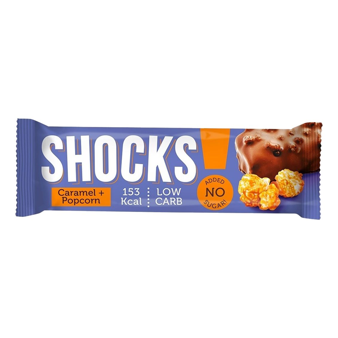 

Батончик FitnesShock карамельный попкорн 35 г