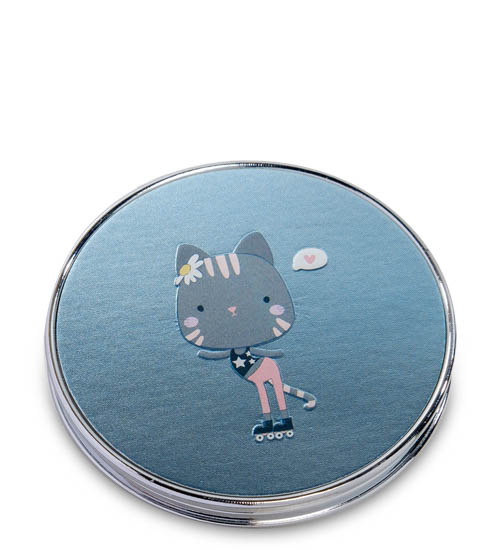 Зеркало метал круглое Милый котенок WW-124/2 113-352187 сачок для аквариума дарэлл метал 16х20 см