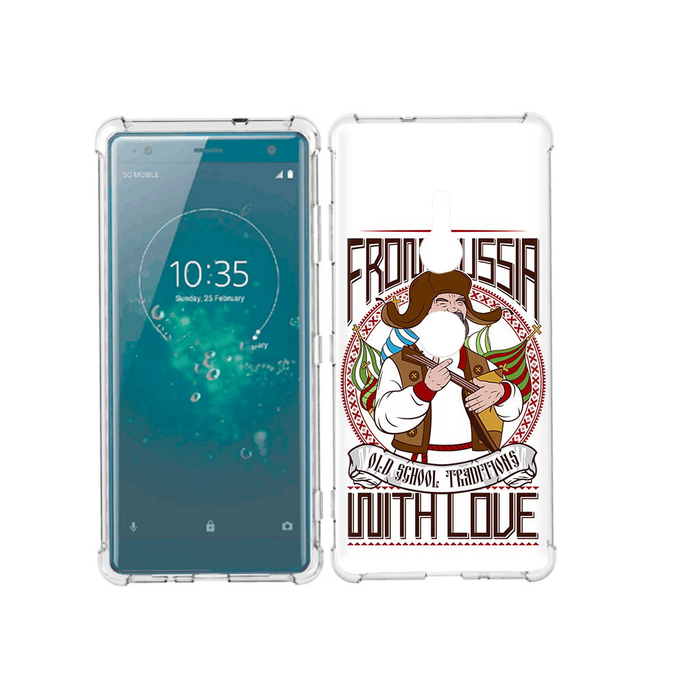 

Чехол MyPads Tocco для Sony Xperia XZ3 русский мужчина, Прозрачный, Tocco
