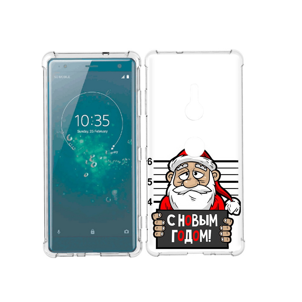 

Чехол MyPads Tocco для Sony Xperia XZ3 ДМ с новым годом заключенный, Прозрачный, Tocco