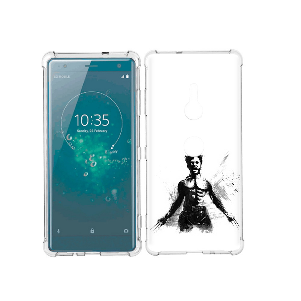 

Чехол MyPads Tocco для Sony Xperia XZ3 росомаха, Прозрачный, Tocco