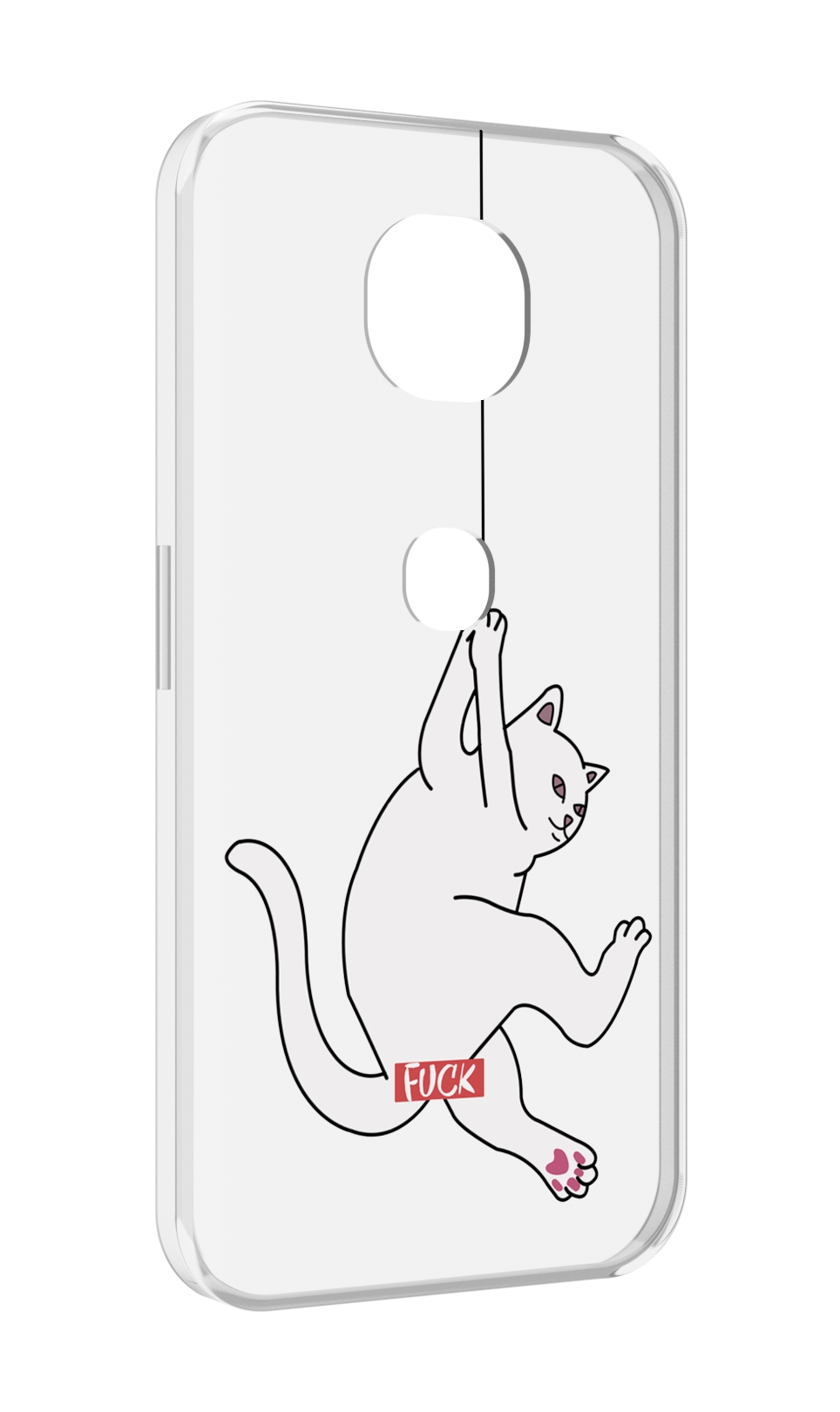 

Чехол MyPads котяра-на-веревке для Motorola Moto G5S (XT1799-2), Прозрачный, Tocco