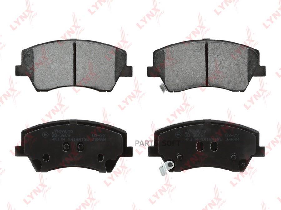 

Тормозные колодки LYNXauto передние BD3609