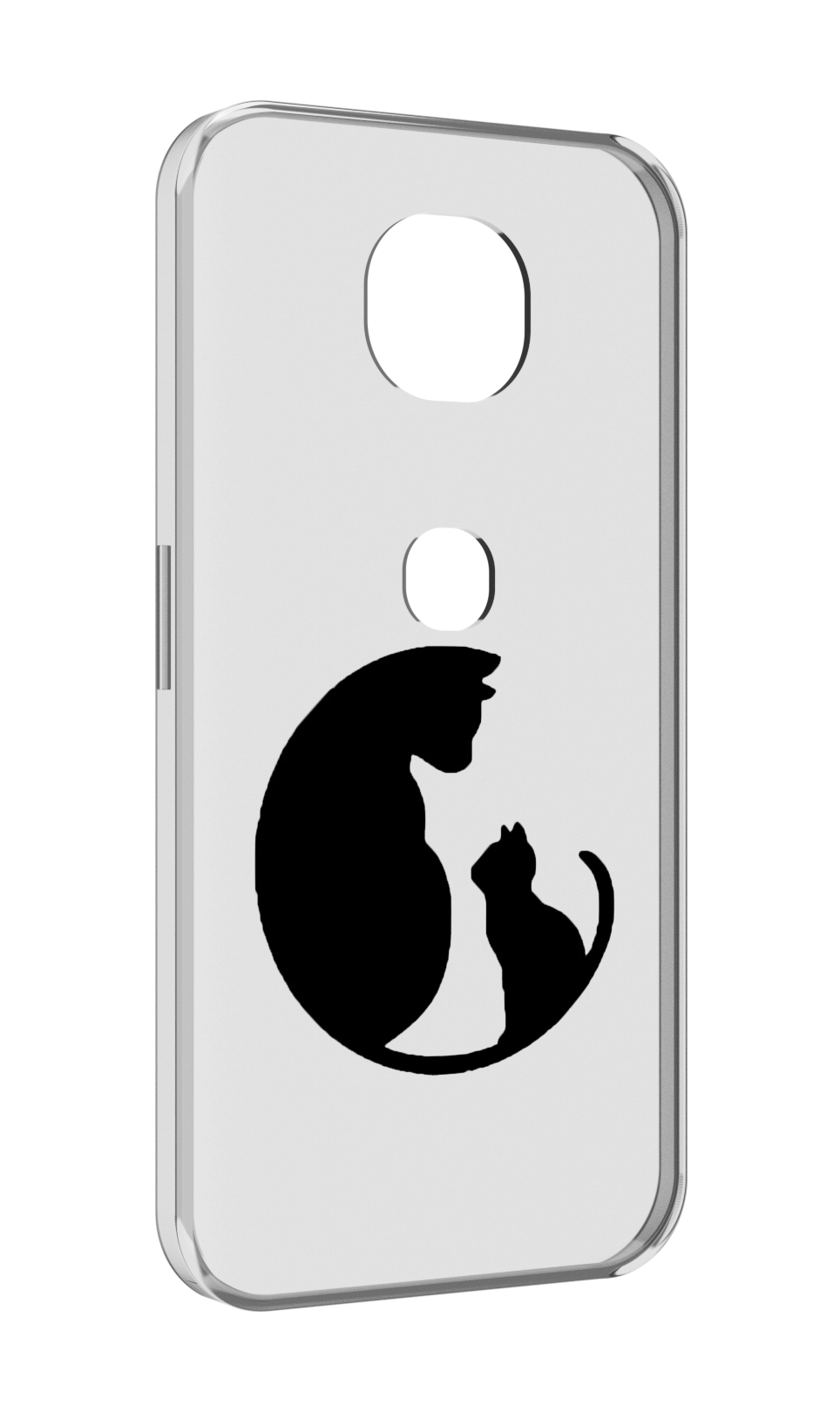 

Чехол MyPads коты в полукруге для Motorola Moto G5S (XT1799-2), Прозрачный, Tocco