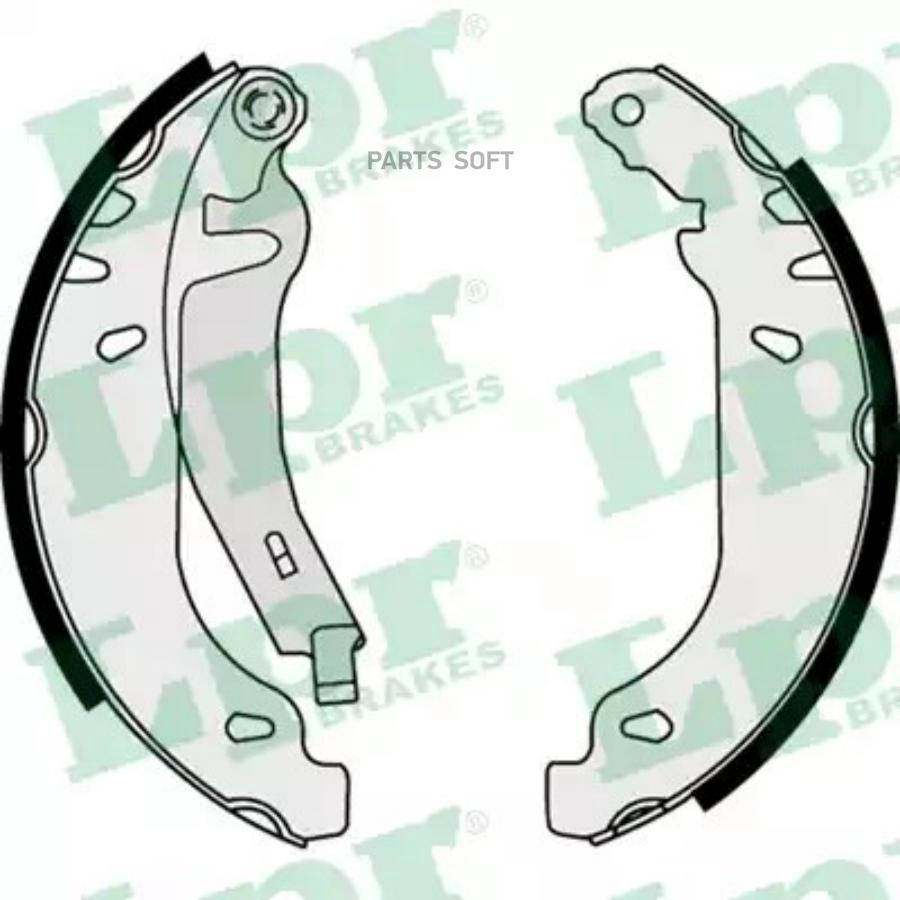 

Колодки торм.бар.FORD FIESTA 89- LPR 07820