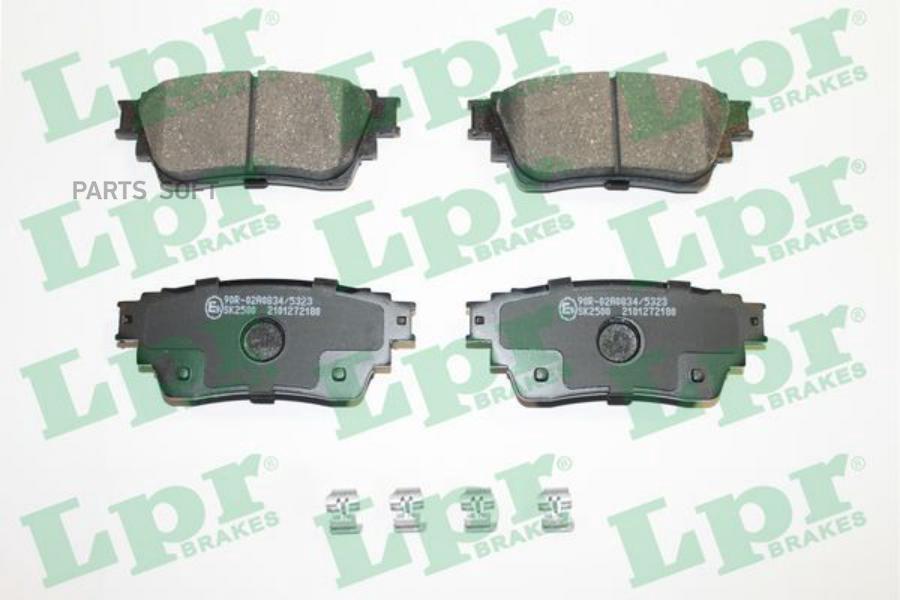 

Колодки тормозные Lpr дисковые 05P2180