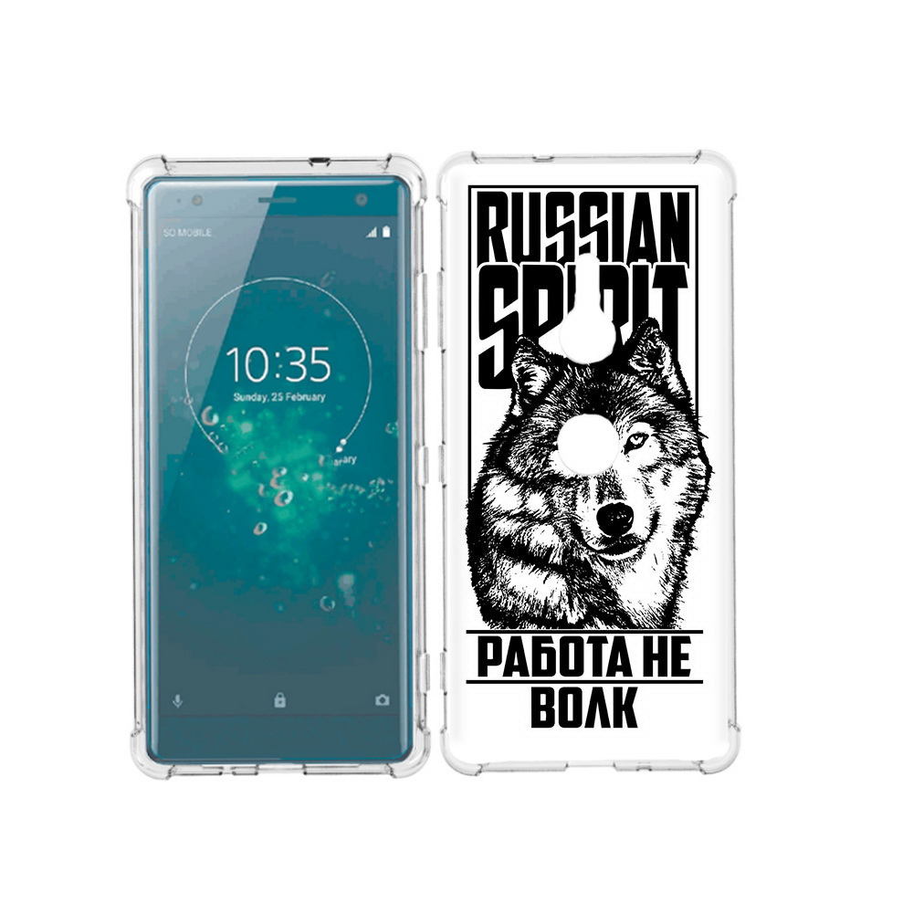 

Чехол MyPads Tocco для Sony Xperia XZ3 работа не волк, Прозрачный, Tocco