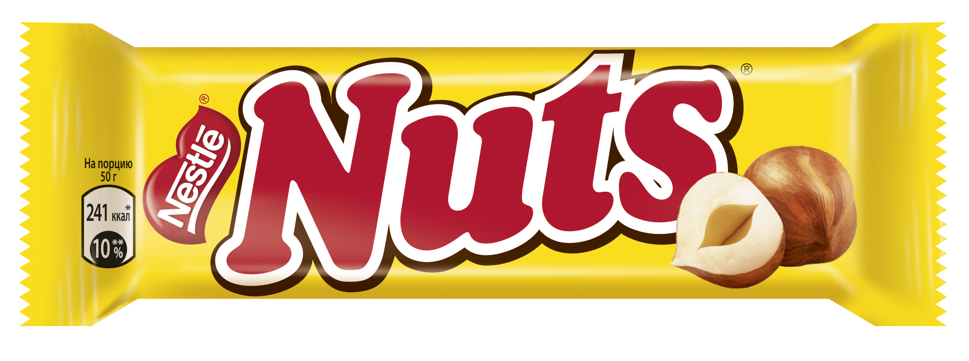 Батончик Nestle шоколадный nuts ореховый тюнинг 50 г