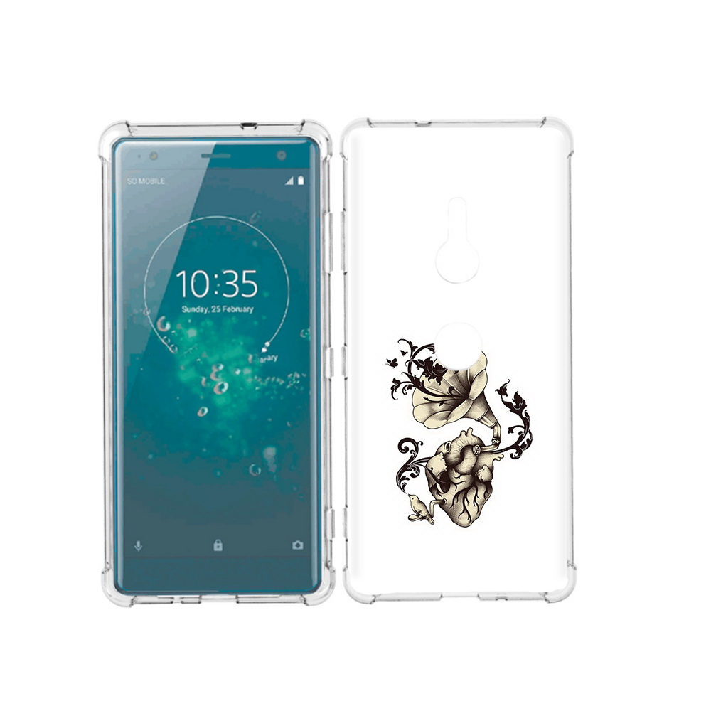 

Чехол MyPads Tocco для Sony Xperia XZ3 Граммофон, Прозрачный, Tocco