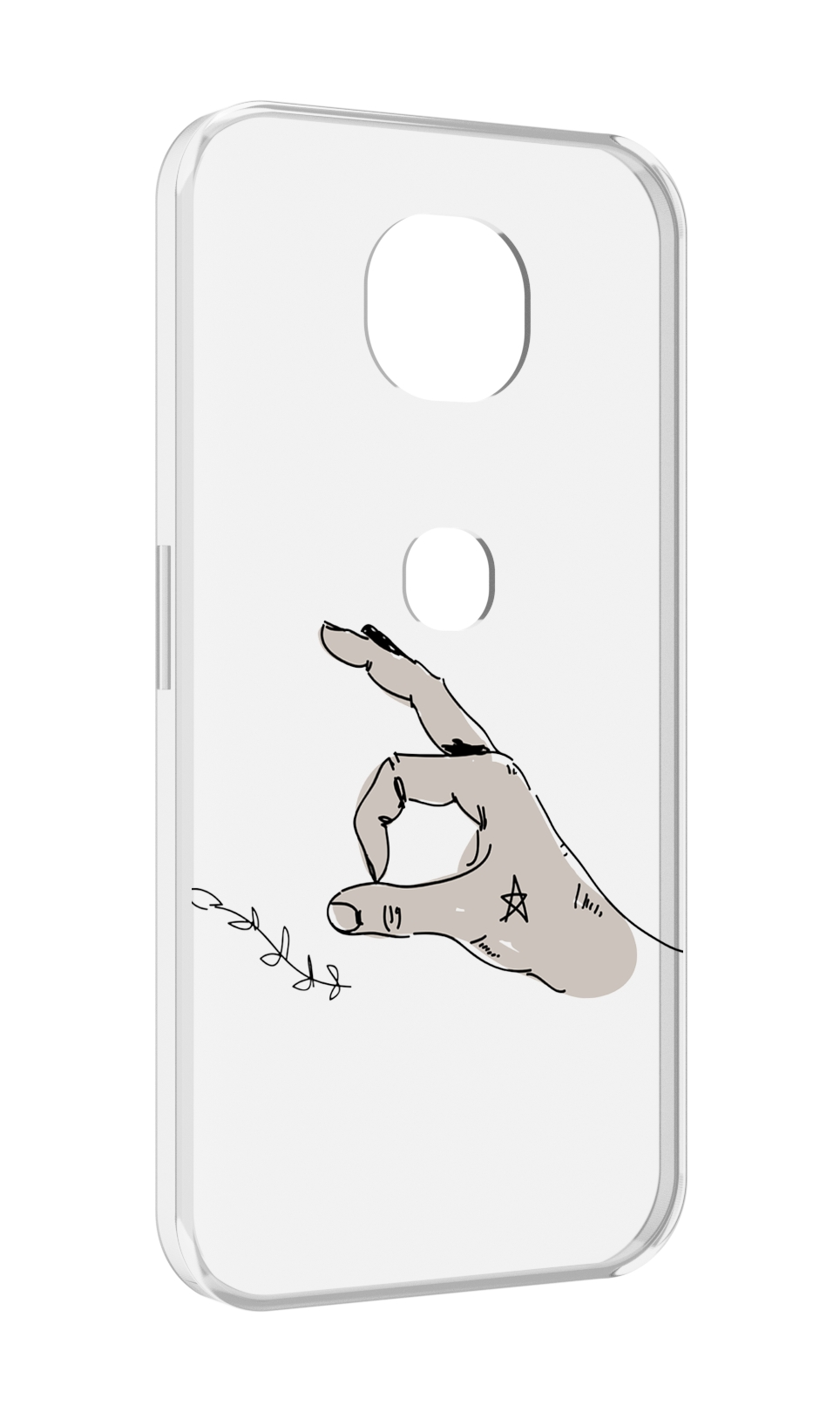 

Чехол MyPads кольцо для Motorola Moto G5S (XT1799-2), Прозрачный, Tocco