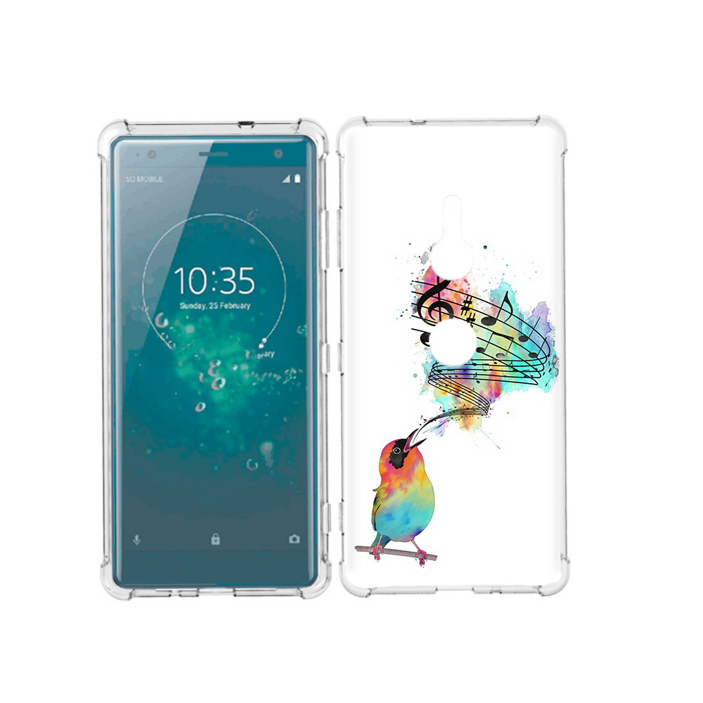

Чехол MyPads Tocco для Sony Xperia XZ3 певчая птичка, Прозрачный, Tocco
