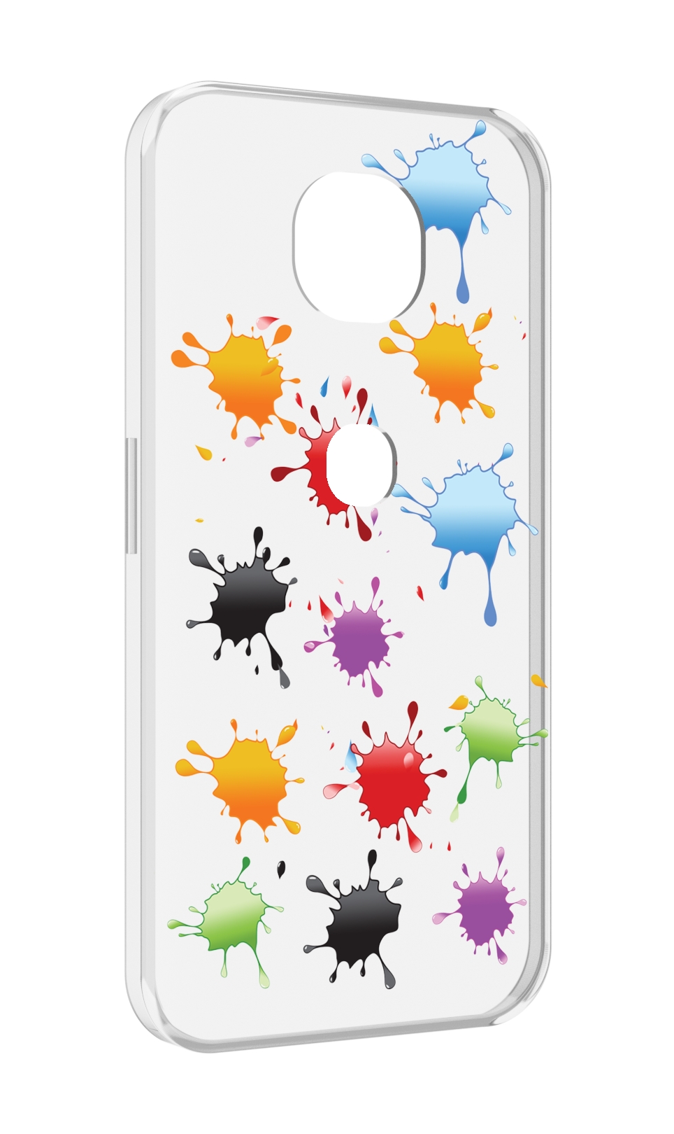 

Чехол MyPads кляксы для Motorola Moto G5S (XT1799-2), Прозрачный, Tocco