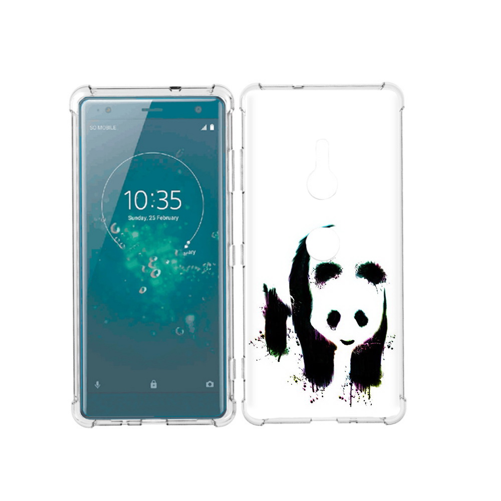 

Чехол MyPads Tocco для Sony Xperia XZ3 панда в акварели, Прозрачный, Tocco