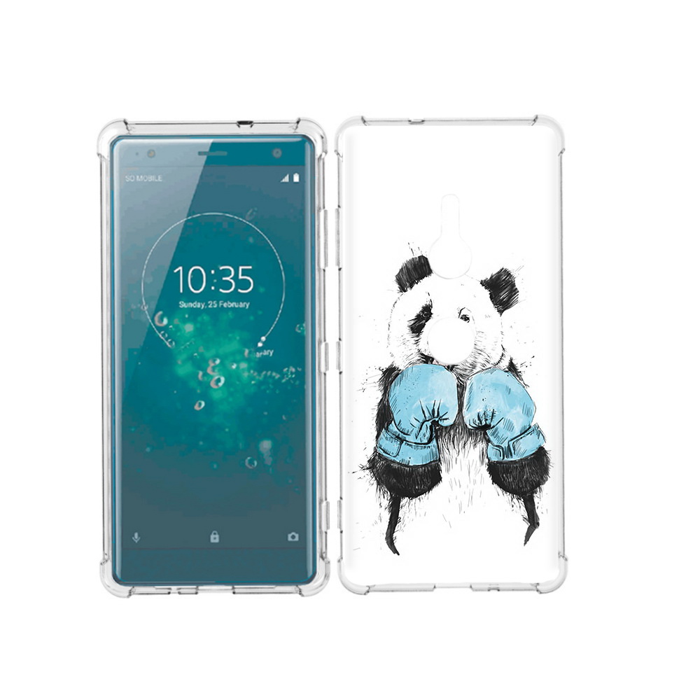 

Чехол MyPads Tocco для Sony Xperia XZ3 панда боксер, Прозрачный, Tocco