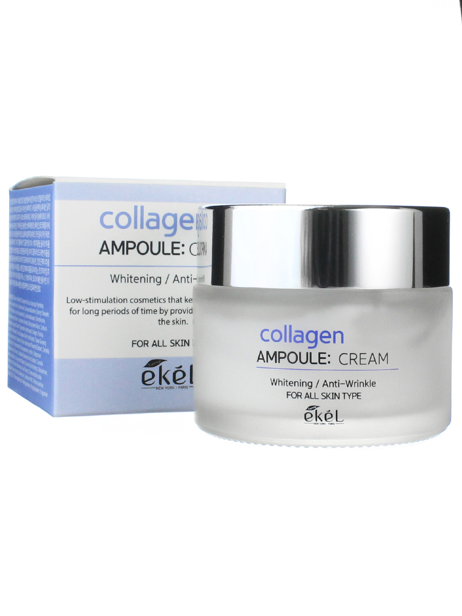 Купить Крем для лица с коллагеном Ekel Collagen Ampoule Cream 50 мл