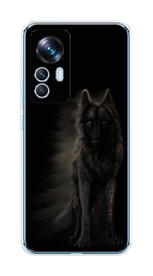 

Чехол на Xiaomi 12T "Туманный волк", Черный, 316650-1