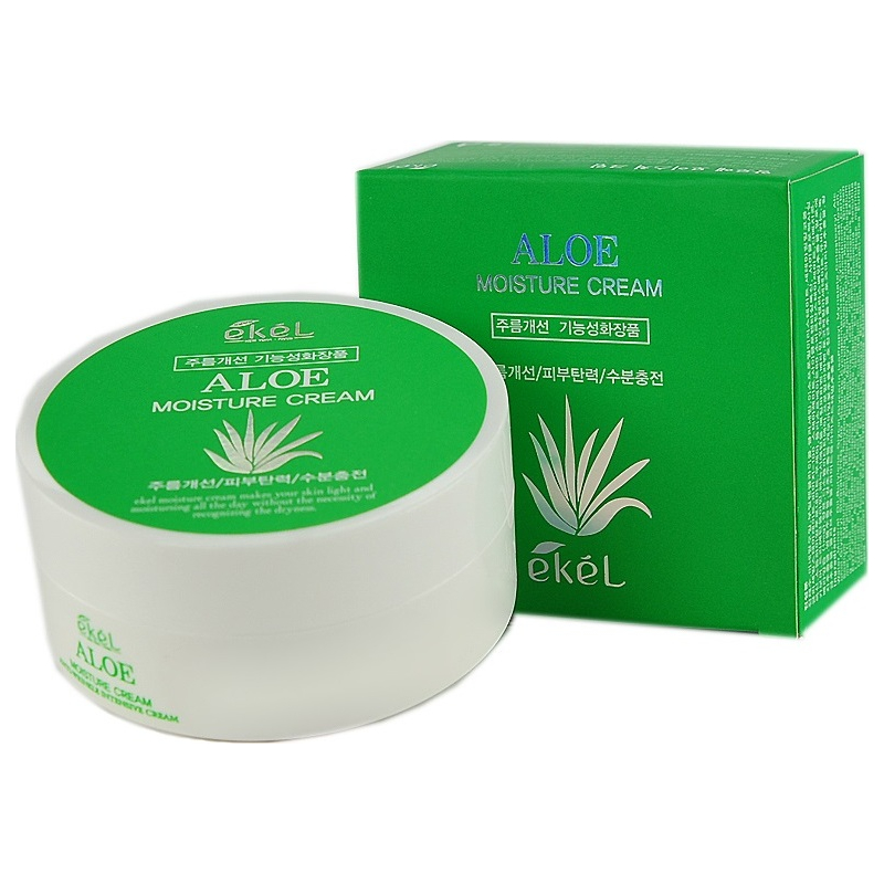 фото Крем для лица с алоэ ekel moisture cream aloe 100 мл