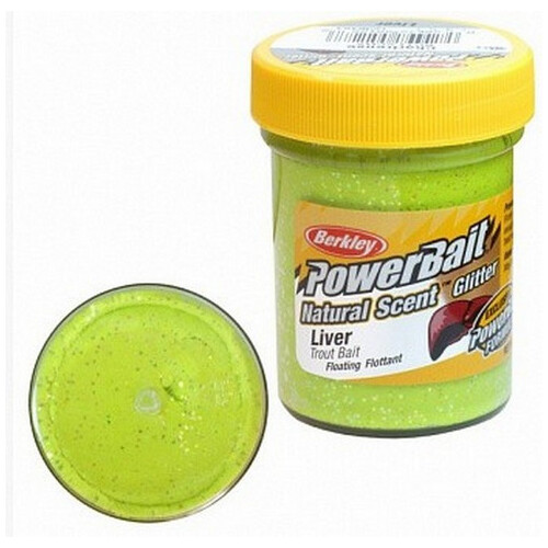 

Паста форелевая BERKLEY POWERBAIT NATURAL SCENT (Liver Chartreuse /Печень(зеленый)), Powerbait