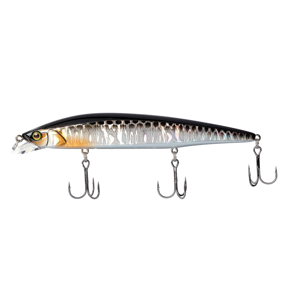 

Воблер Jackall RERANGE 110SP-MR # HL Silver & Black, RERANGE.