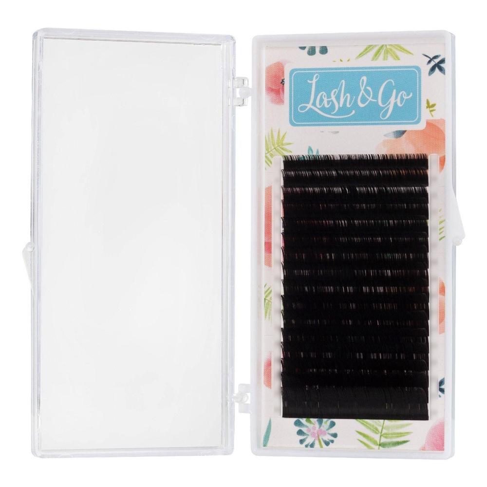 

Ресницы LASH&GO, M, 0.10, 15-18 mm, Черный