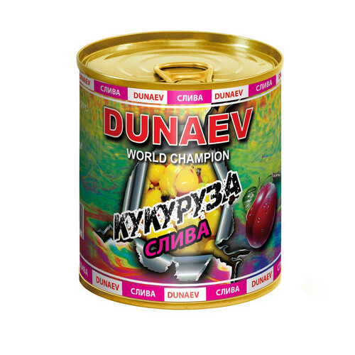 

DUNAEV Добавка в прикормку, металлобанка DUNAEV (Слива/Слива)