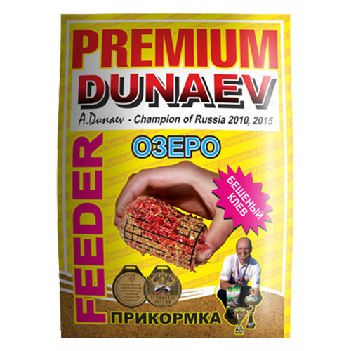 

DUNAEV Прикормка DUNAEV Premium, Feeder (Озеро), 1кг