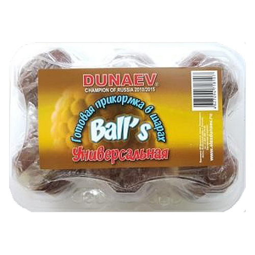 

DUNAEV Прикормка DUNAEV BALL`S 0.75кг (Универсальная), Ball's
