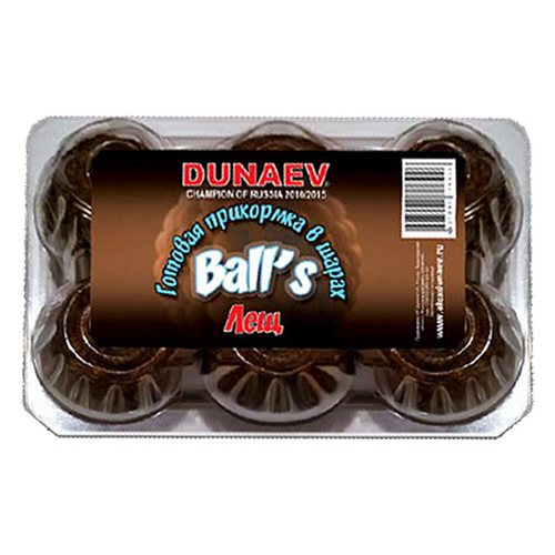 

DUNAEV Прикормка DUNAEV BALL`S 0.75кг (Лещ), Ball's