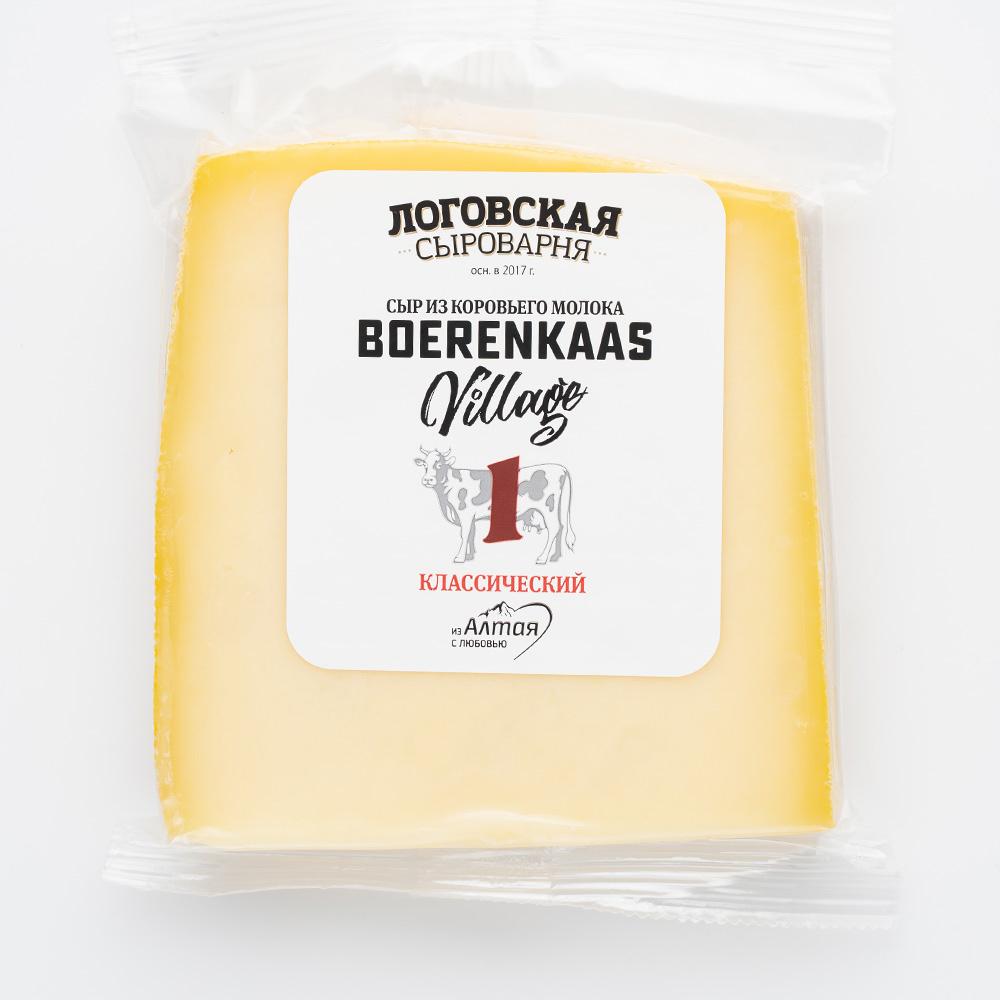 

Сыр Логовская Сыроварня Boerenkaas Village, №1, классический, 50%, 200 г