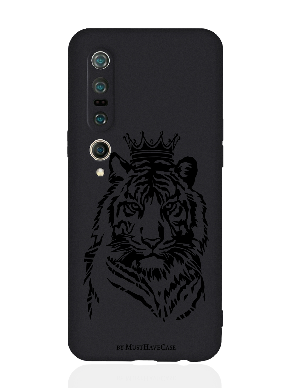

Чехол MustHaveCase для Xiaomi Mi 10 Pro Тигр с Короной черный
