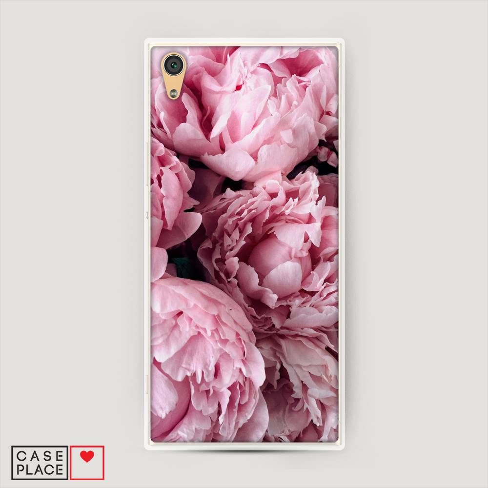 

Пластиковый чехол "Нежные пионы" на Sony Xperia XA1