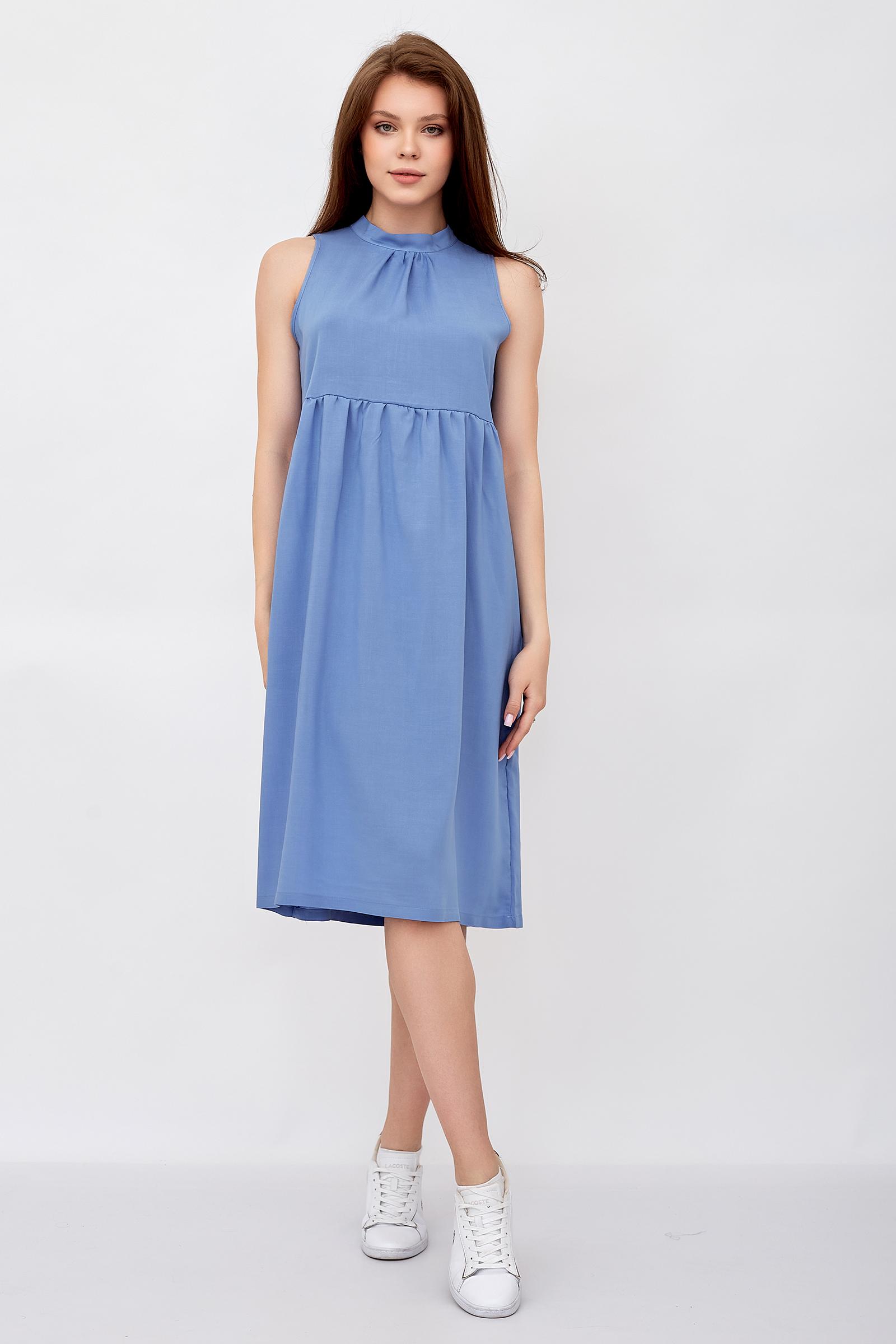 Платье женское LikaDress 18-1644 голубое 50 RU