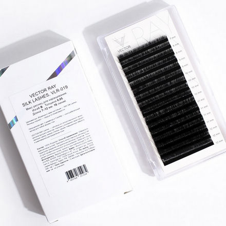 

Ресницы ONIQ, Vector Ray Silk VLR-019, B-изгиб, толщина 0,05 мм