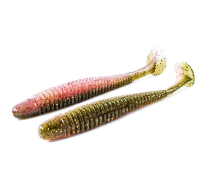 

Мягкие приманки Noike Ninja Wobble Shad 3'' GP/Blossom #130, Зеленый;розовый, Ninja Wobble Shad