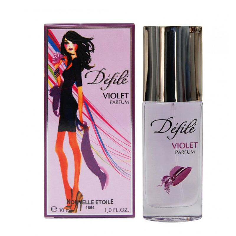 духи в коробке Новая Заря Дефиле Violet - Defile Violet 30 мл.