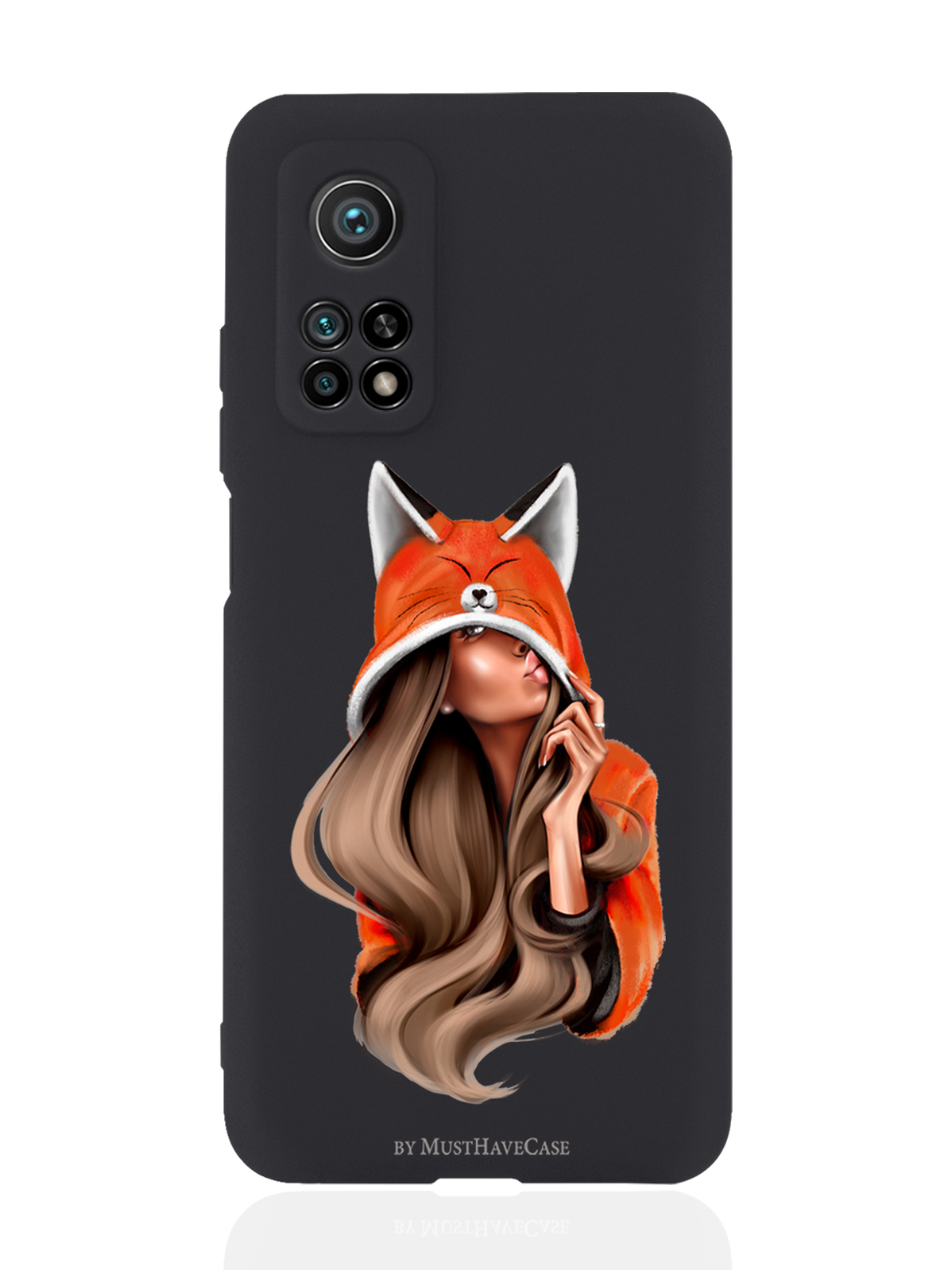 

Чехол MustHaveCase для Xiaomi Mi 10T Лисичка черный, Оранжевый;черный